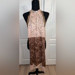 Beautiful satin and lace dress.